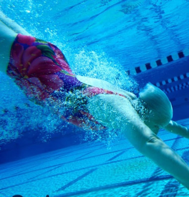Pythonswim in zwembad Batenstein 