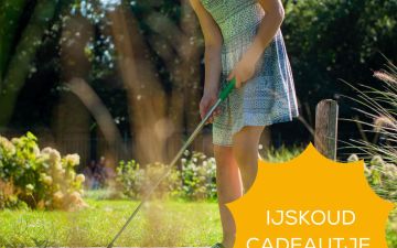 Midgetgolf + IJskoud cadeautje!