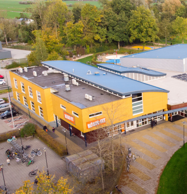 Let op: bouwverkeer bij het zwembad