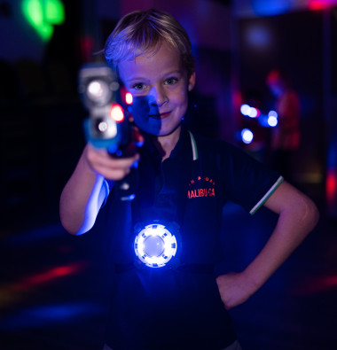 LaserFun in zwembad H2O