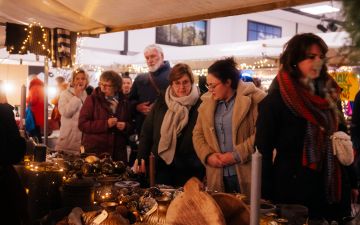 Groot succes voor de eerste editie van de kerstmarkt in H2O