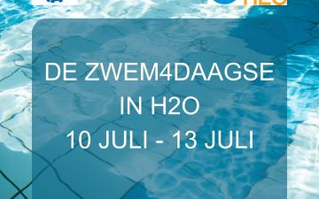 Zwem4daagse H2O 10 - 13 juli 2023